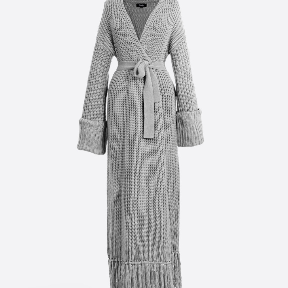 Hanifa MIYA KNIT CARDIGAN DRESS